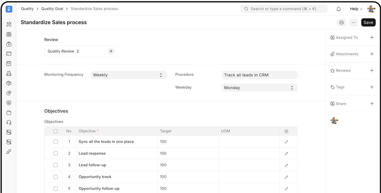 AXERP Quality Module