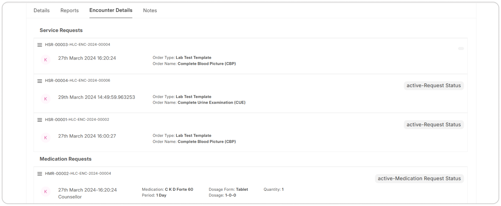 AXERP Health Clinical Operations Dashboard